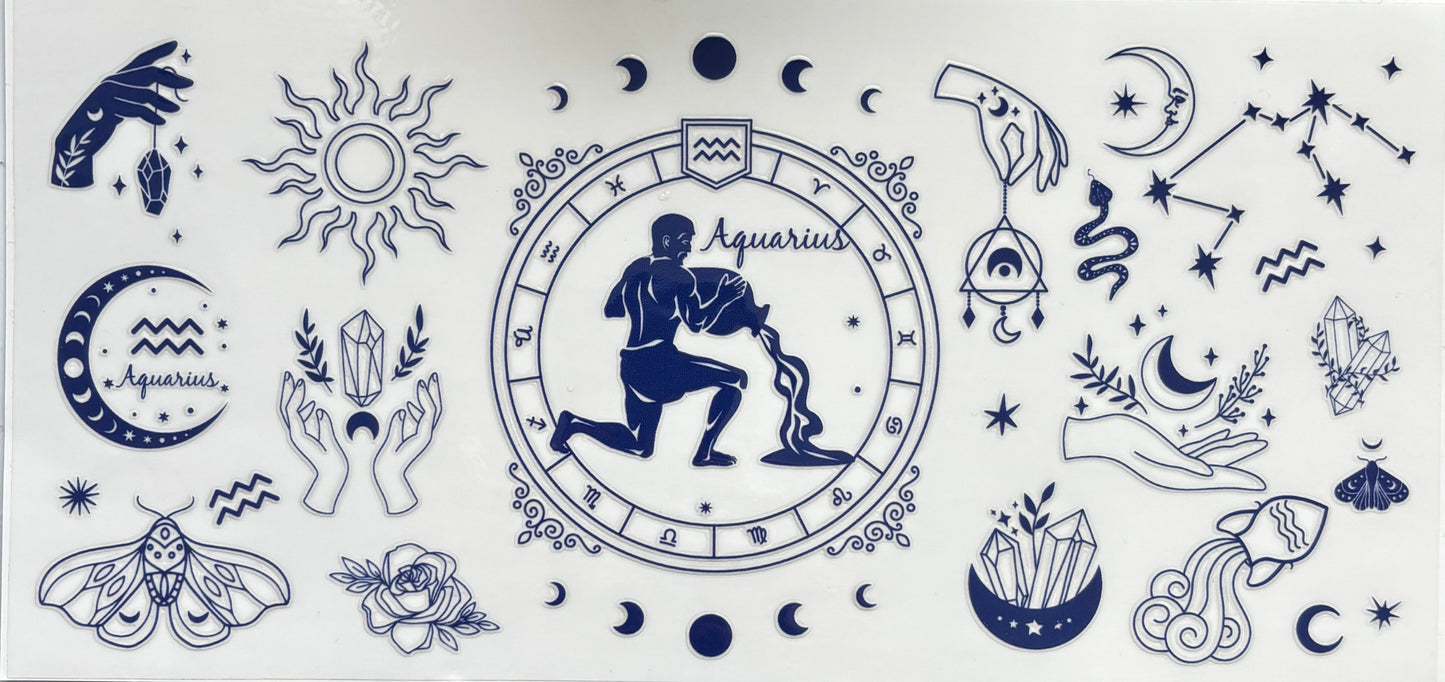 Zodiac UVDTF's/Cup Wraps