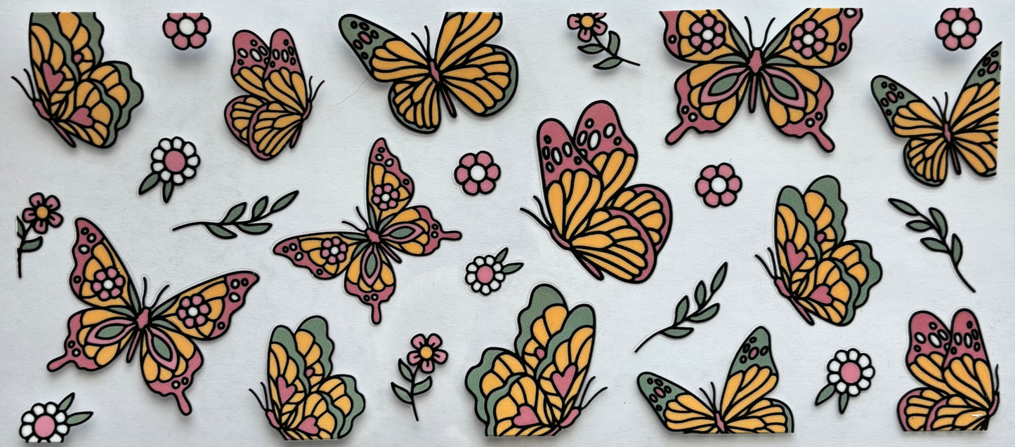 Butterflies/Bee’s/flowers/Plants UVDTF's/Cup Wraps