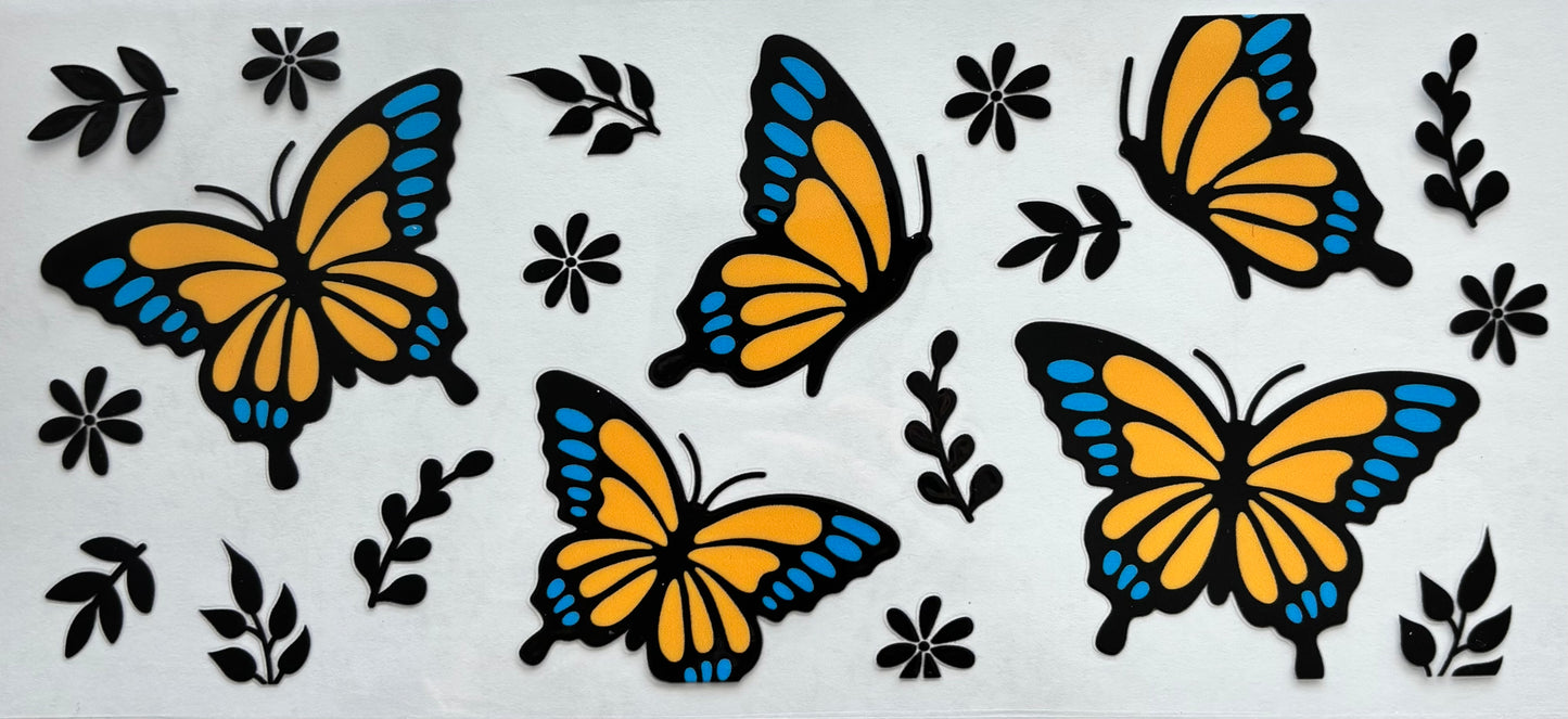 Butterflies/Bee’s/flowers/Plants UVDTF's/Cup Wraps