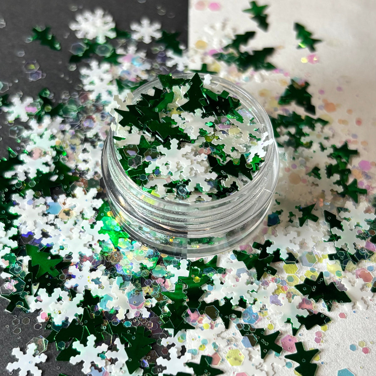 Christmas Mix Shaped Glitter