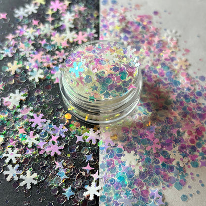 Christmas Mix Shaped Glitter