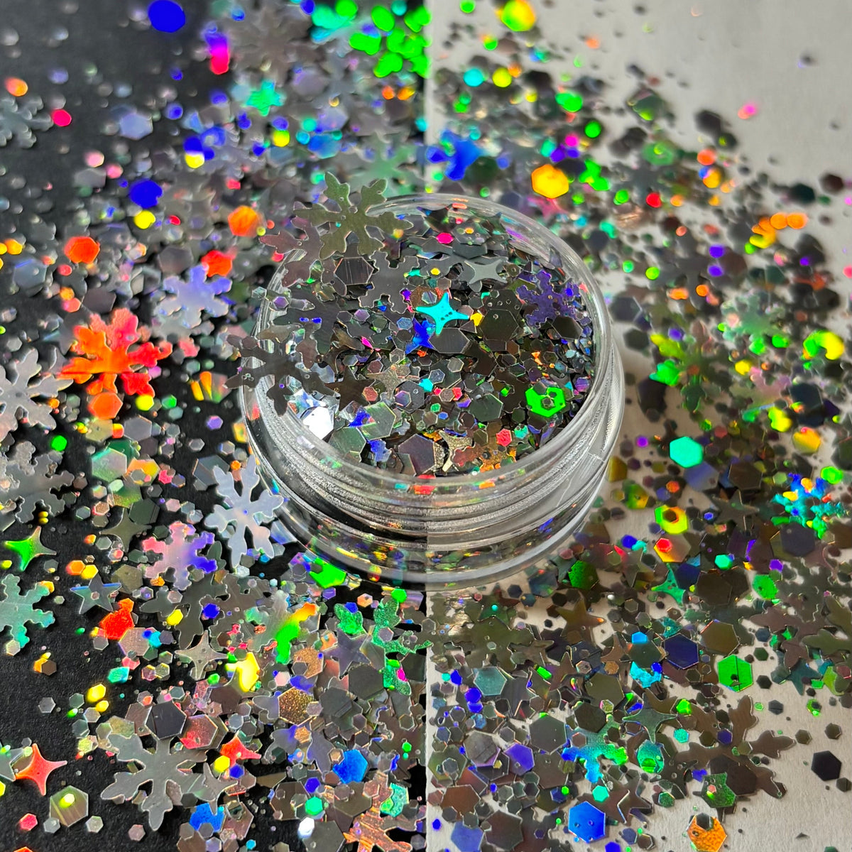 Christmas Mix Shaped Glitter