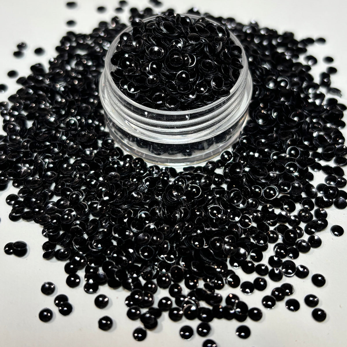 Black Bubble Glitter