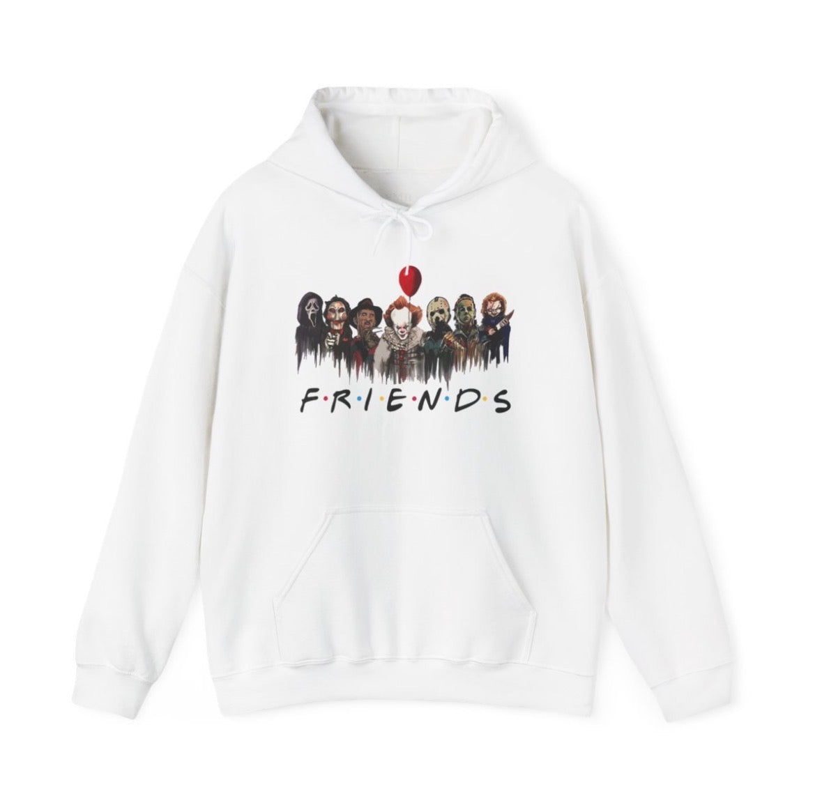 Horror Characters "Friends" Pullover Hoodie