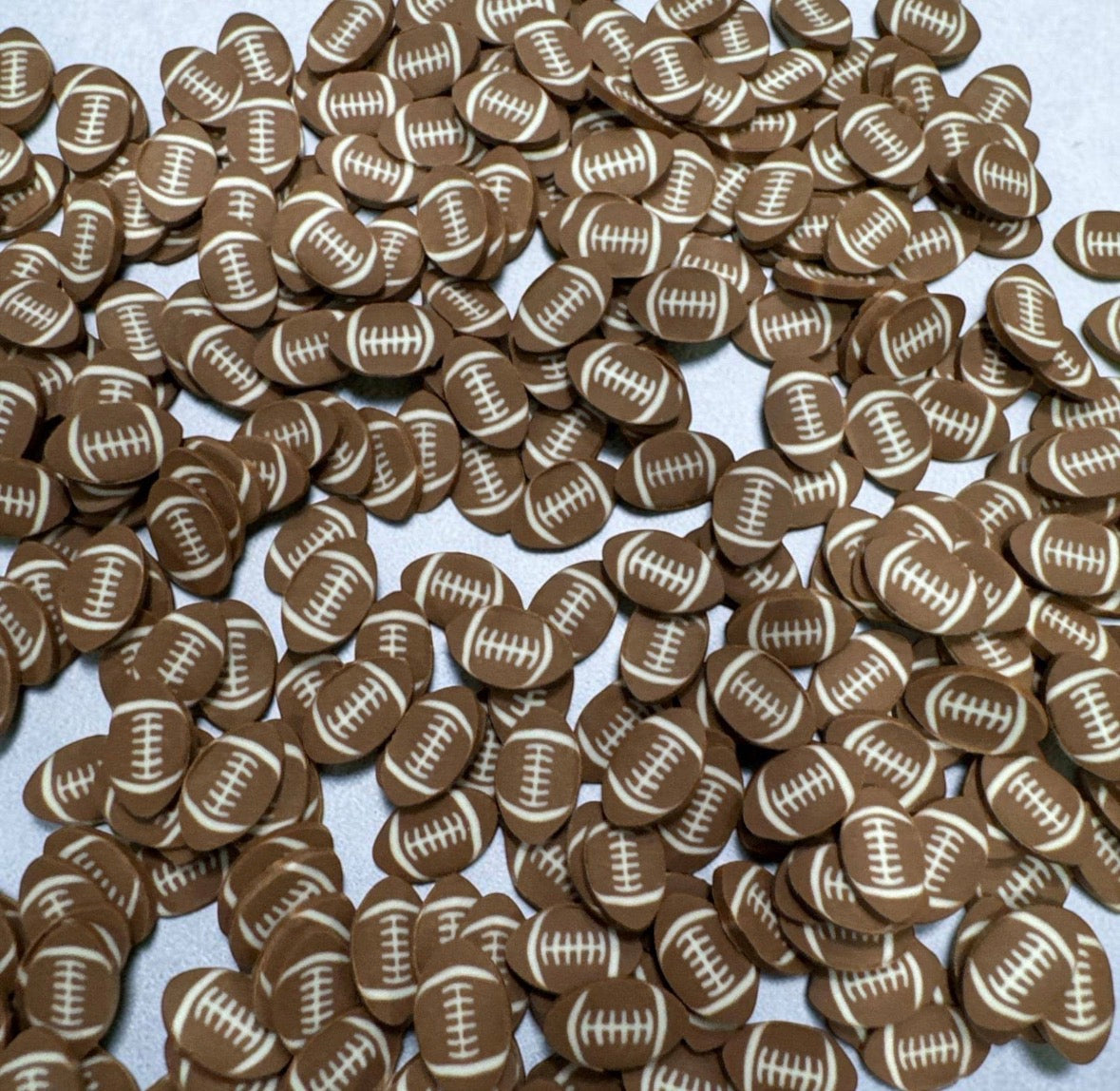 Football Shaped Glitter/Clay