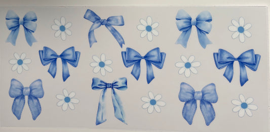 #10 - Blue Bows and Flowers wrap