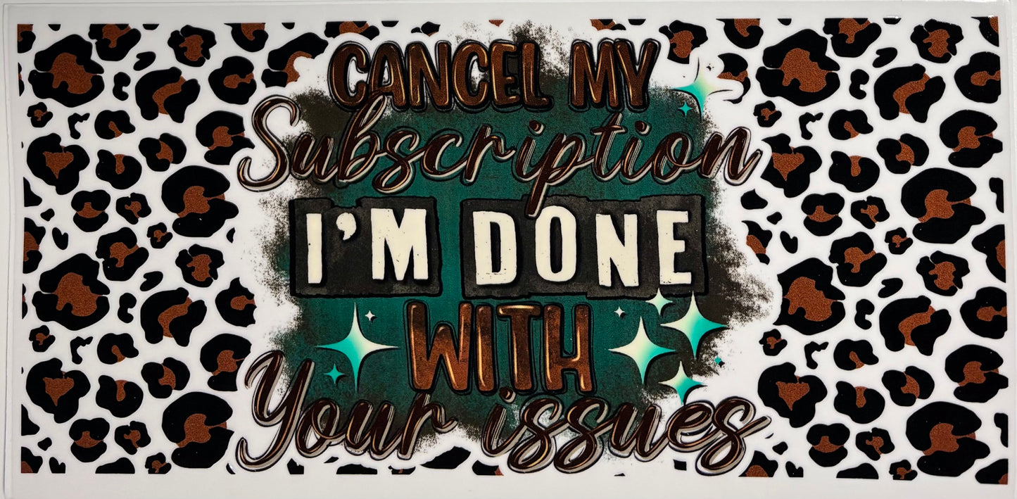 #33 - Cancel my subscription