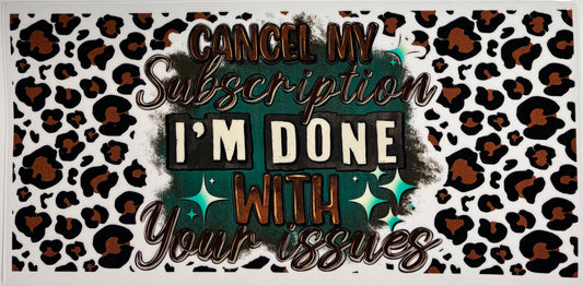 #33 - Cancel my subscription