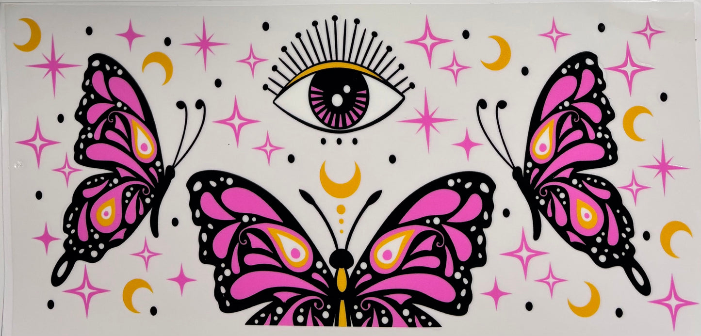 #44 - Pink Butterfly/eye