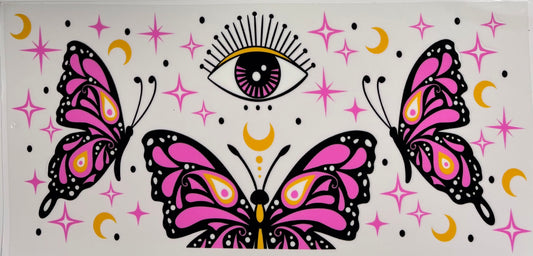 #44 - Pink Butterfly/eye