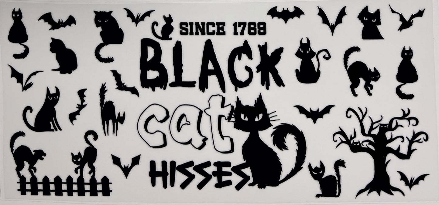 #75 - Black Cat Hisses
