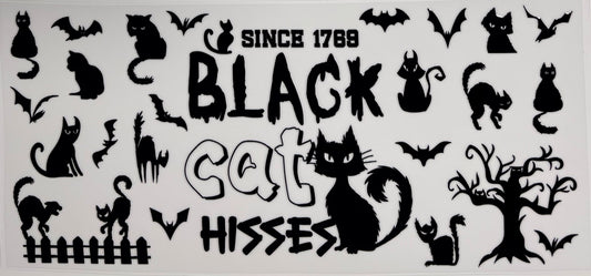 #75 - Black Cat Hisses