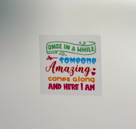 #168 - Someone amazing comes alongs