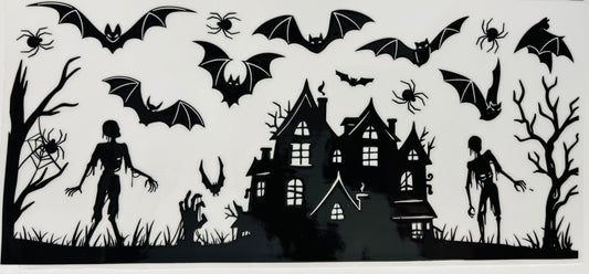 # 210 - Haunted house wrap