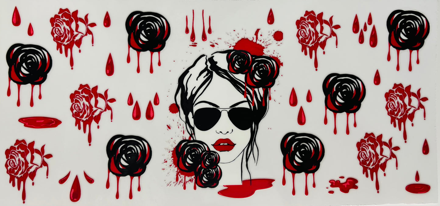 # 211 - Bloody roses wrap