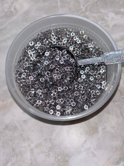 Light Gray Acrylic Diamonds