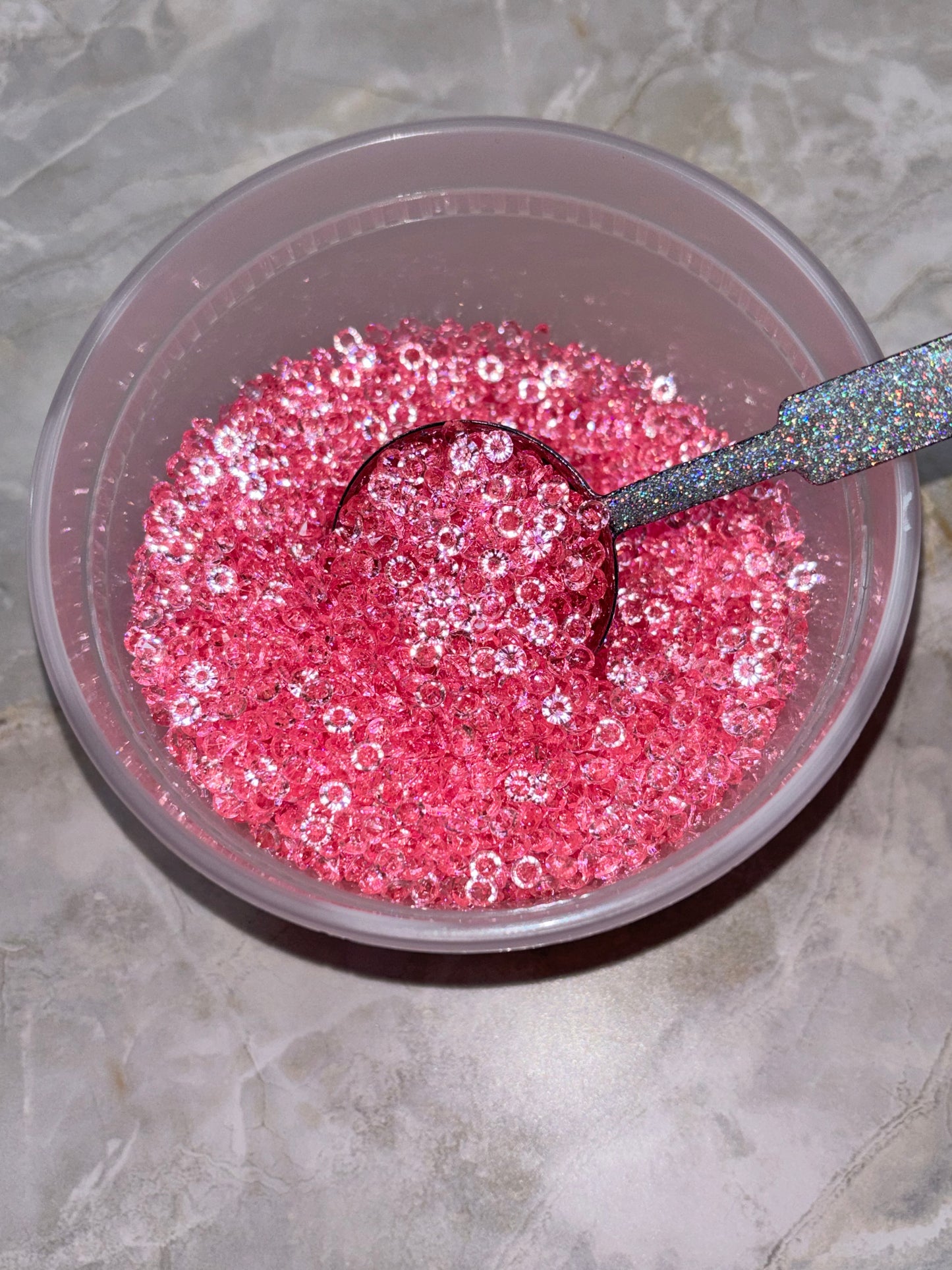 Pink Acrylic Diamonds