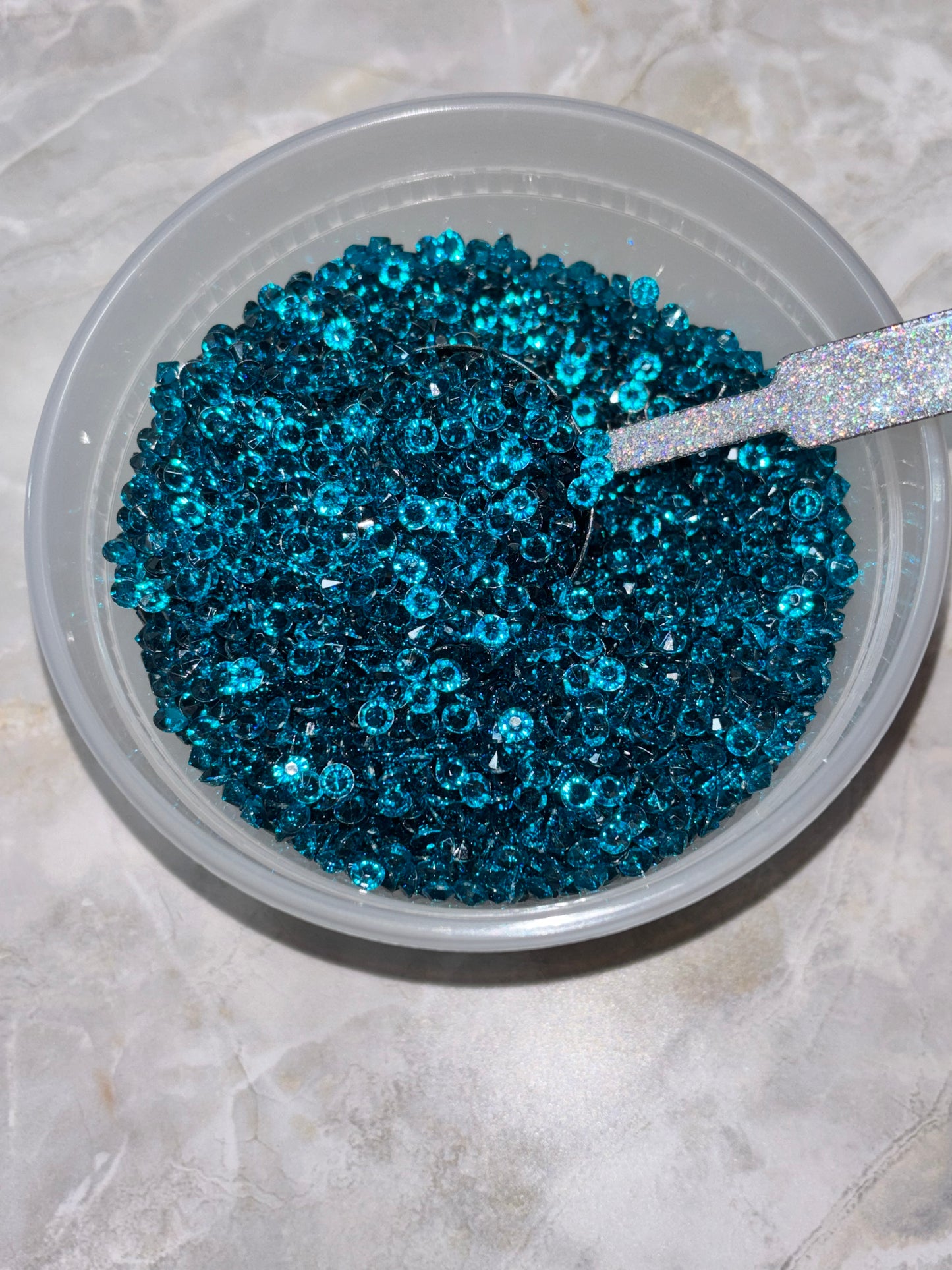 Turquoise Acrylic Diamonds