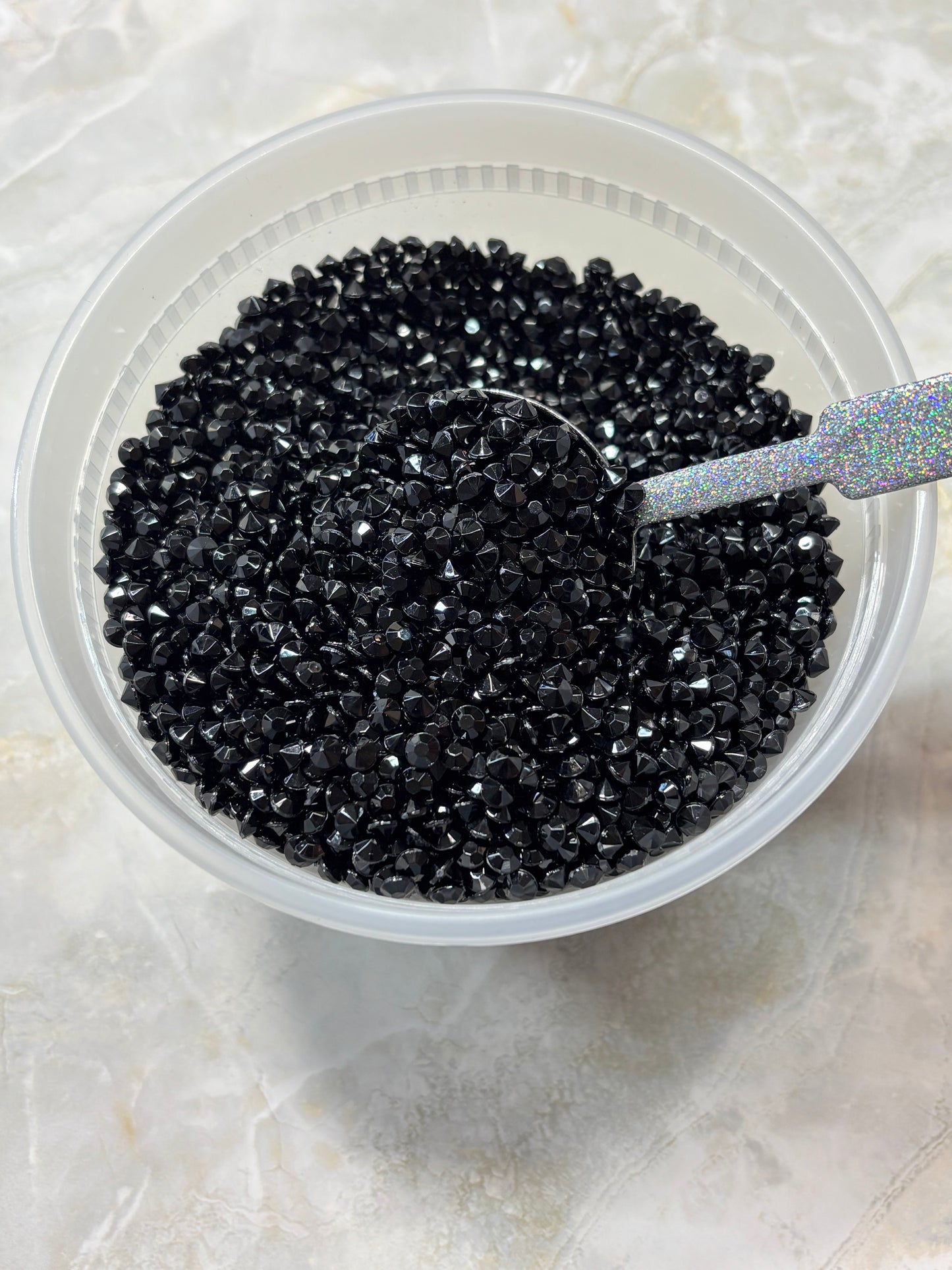 Black Acrylic Diamonds