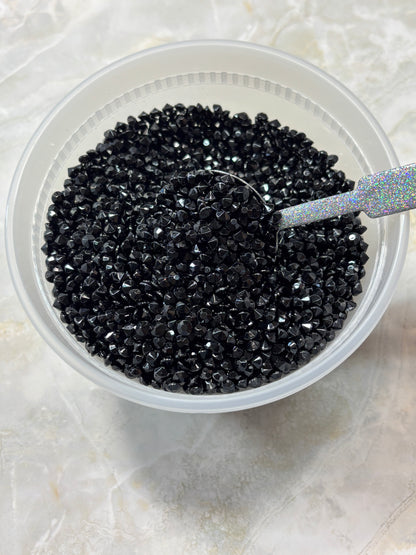 Black Acrylic Diamonds