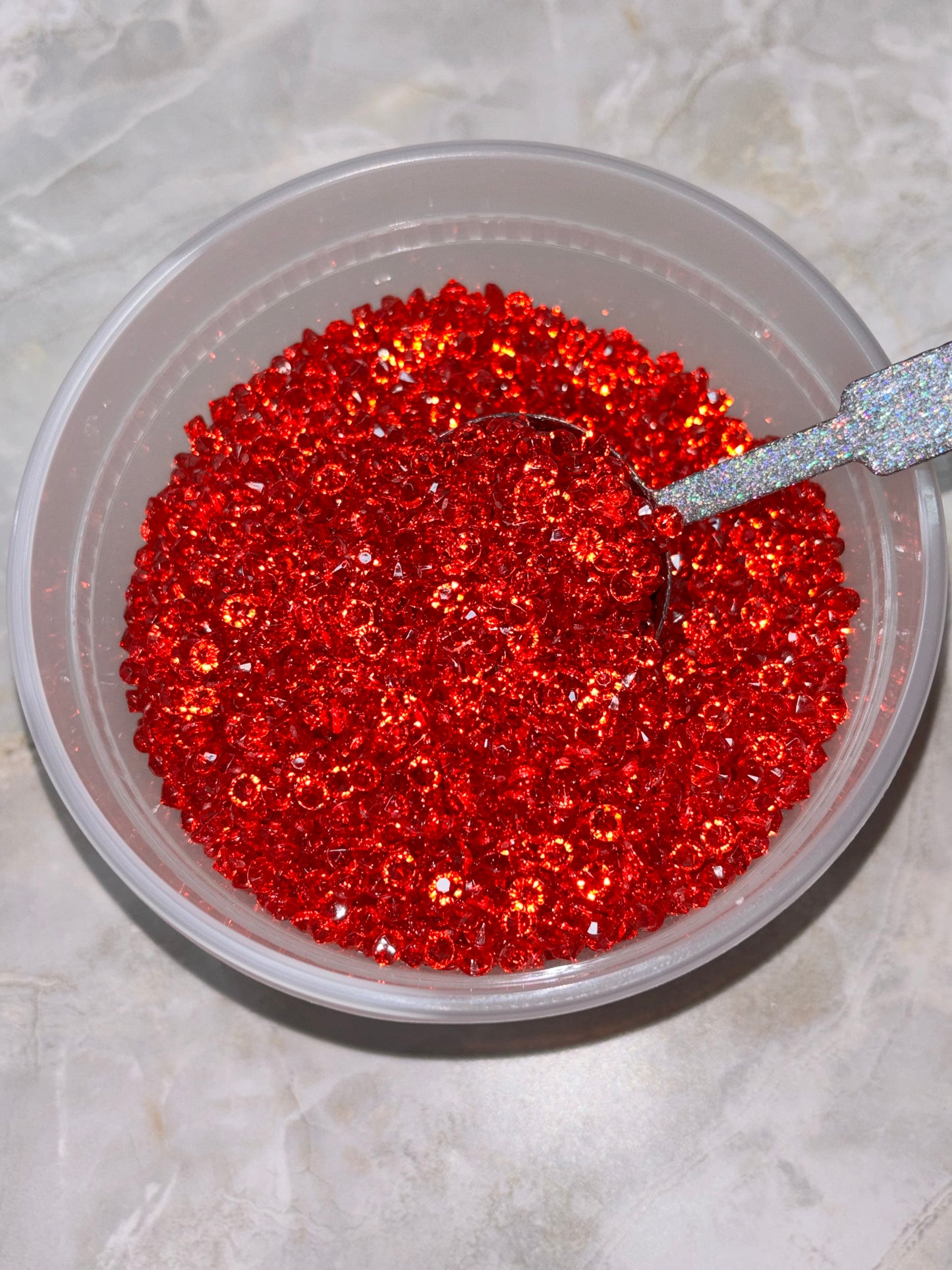 Red Acrylic Diamonds