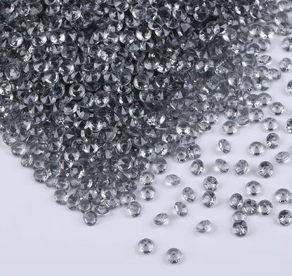 Light Gray Acrylic Diamonds