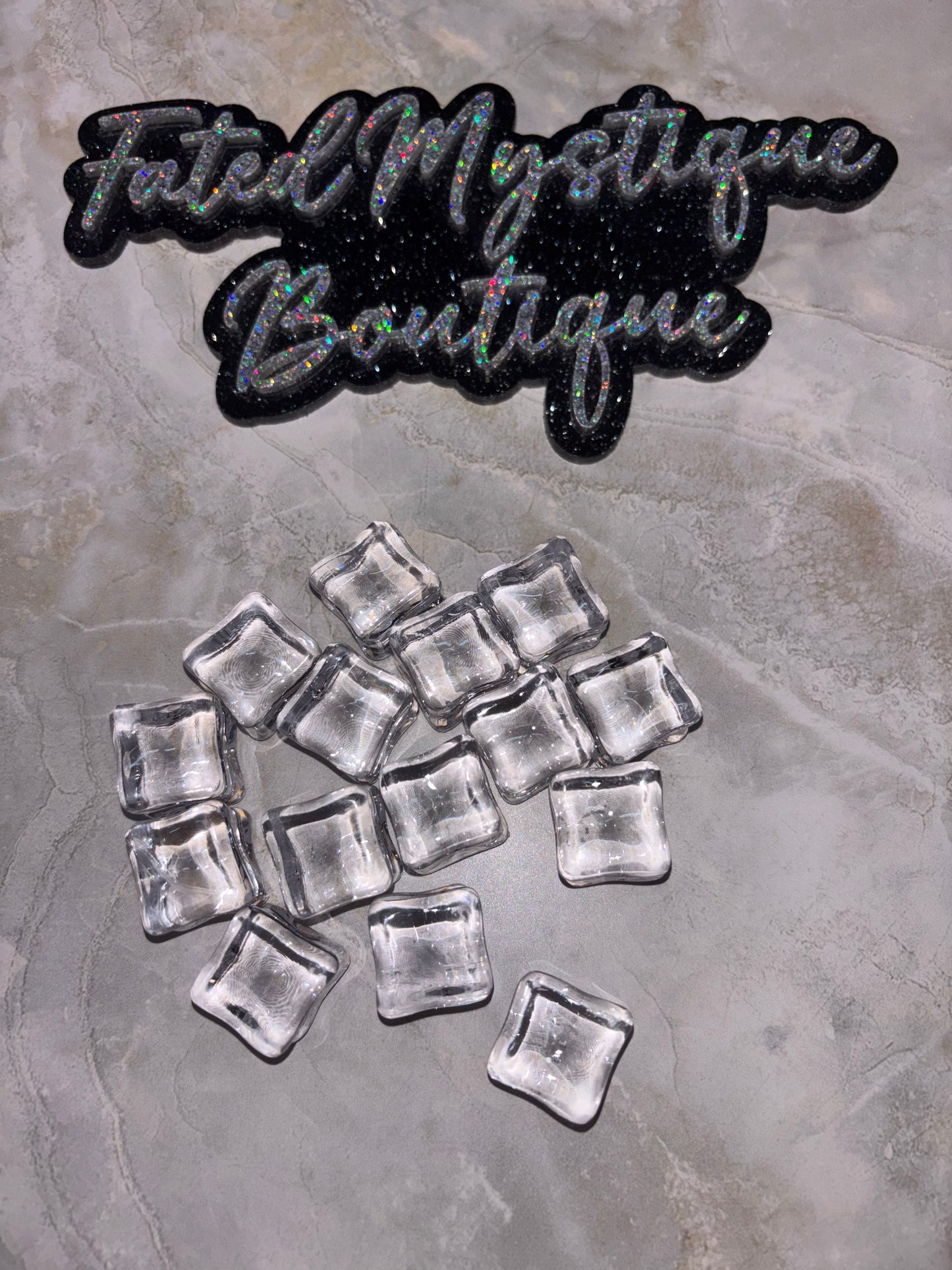 Large Faux Ice Cubes