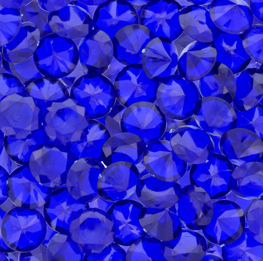 Large Blue Acrylic Diamonds