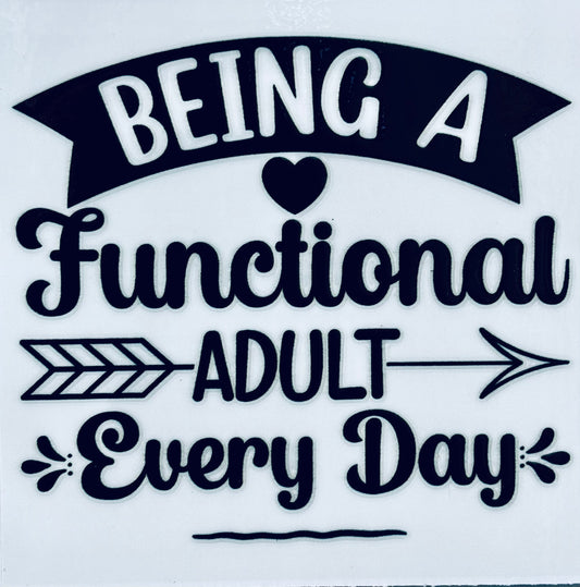 #131 - Functional Adult decal