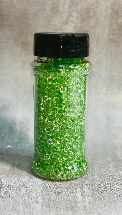 Light Green acrylic Diamonds for tumblers 