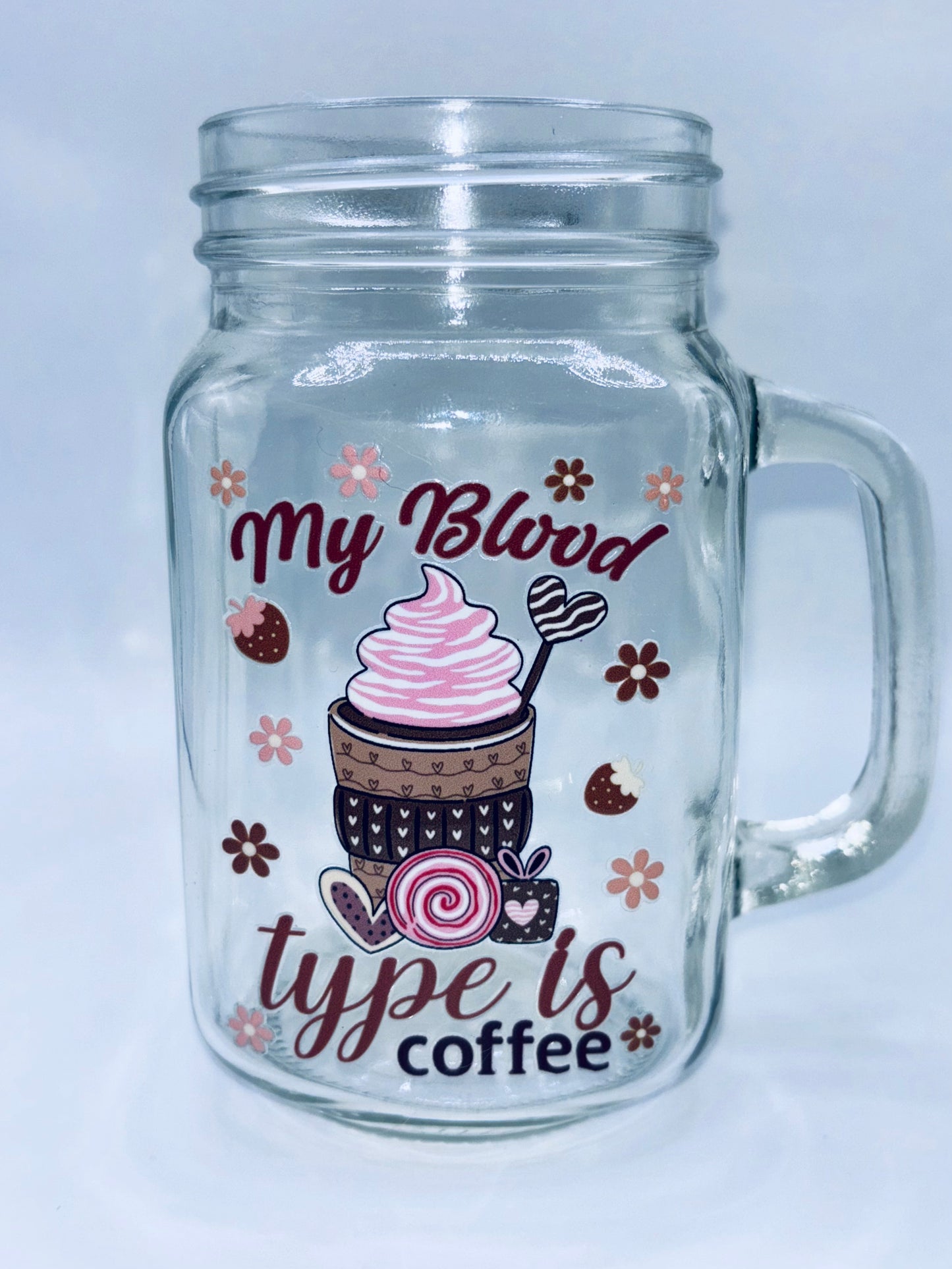 Glass Country Style Mug (16 oz)