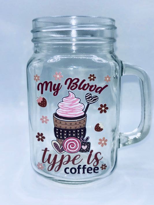 Glass Country Style Mug (16 oz)