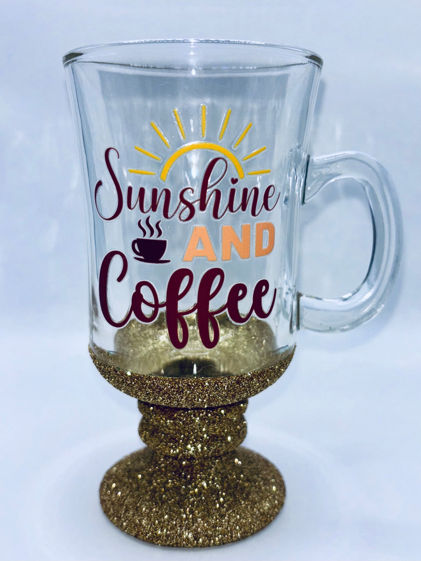 Glass Irish Coffee Mugs (8 oz)