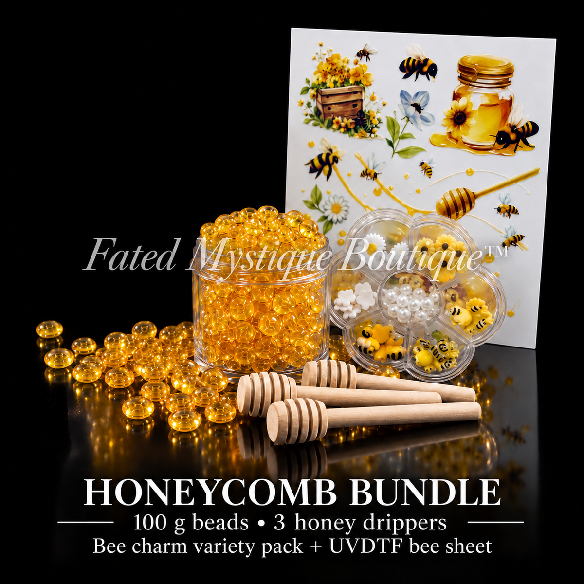 Honeycomb Bundle for 16 oz Acrylic Tumblers — Fated Mystique Boutique studio product photo