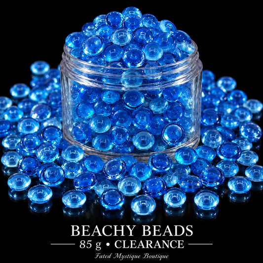Beachy Acrylic Beads — Clearance 85 g