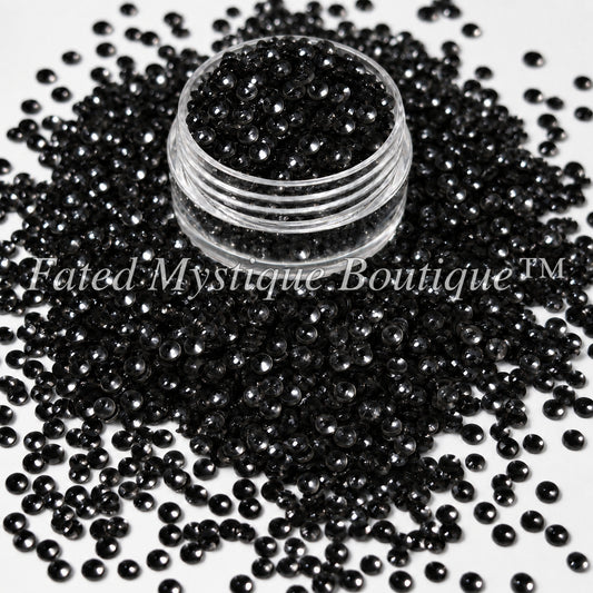 Black Bubble Glitter for snow globe tumblers, resin, and DIY crafts