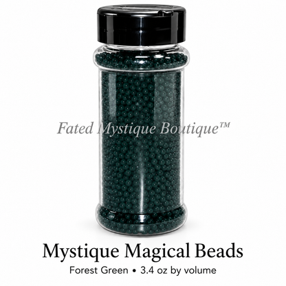 Mystique Magical Beads — Forest Green • 3.4 oz by volume