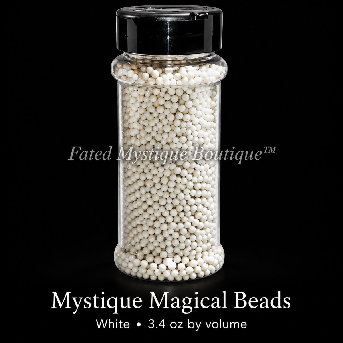 Mystique Magical Beads — White • 3.4 oz by volume