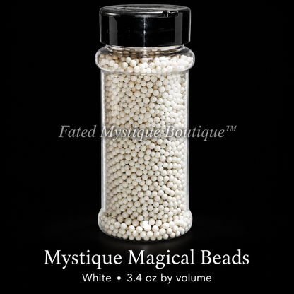 Mystique Magical Beads — White • 3.4 oz by volume