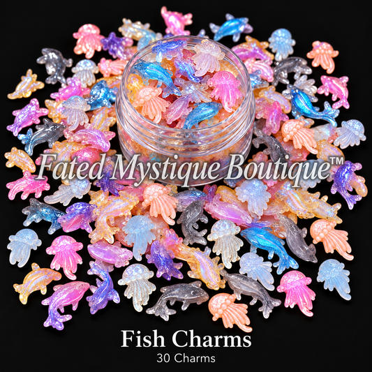 Fish Charms — 30 Charms