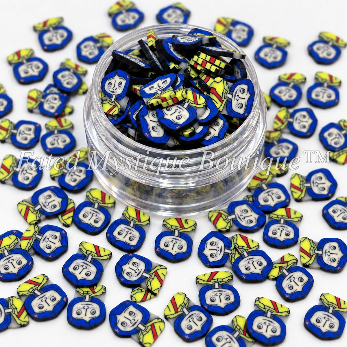 Coraline Polymer Clay Slices — Clearance 0.4 oz — product design reference; see listing for clearance pack size