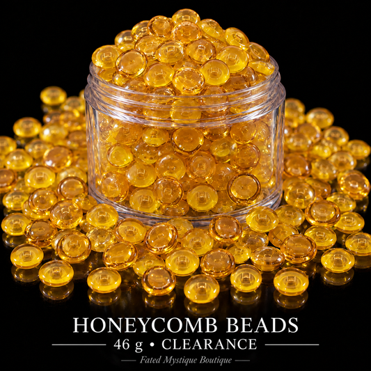 Honeycomb Acrylic Beads — Clearance 46 g