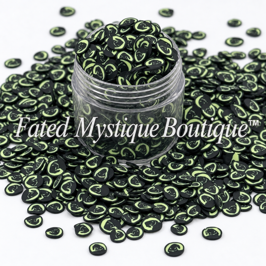 Oogie Boogie Polymer Clay Slices for snow globe tumblers and DIY crafts