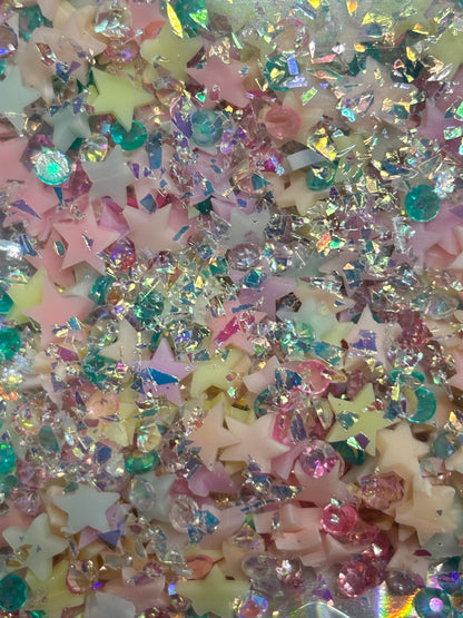 pastel star polymer_clay_slices