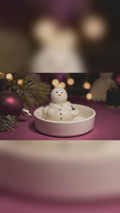 Peppermint Melting Snowman Wax Melt