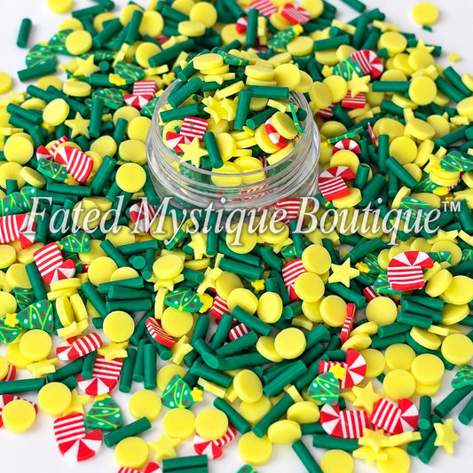 Son of a Nutcracker Christmas polymer clay slices for snow globe tumblers and DIY crafts