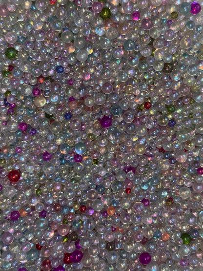 tiny resin beads