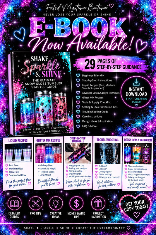 Shake Sparkle and Shine Ultimate Snow Globe Tumbler Starter Guide ebook